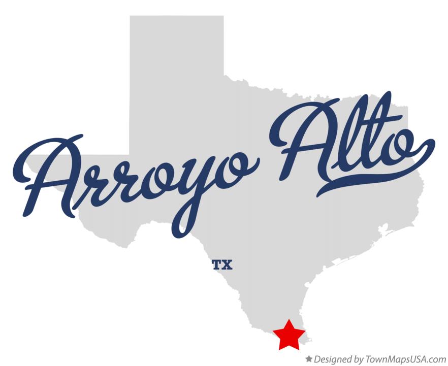 Map of Arroyo Alto Texas TX