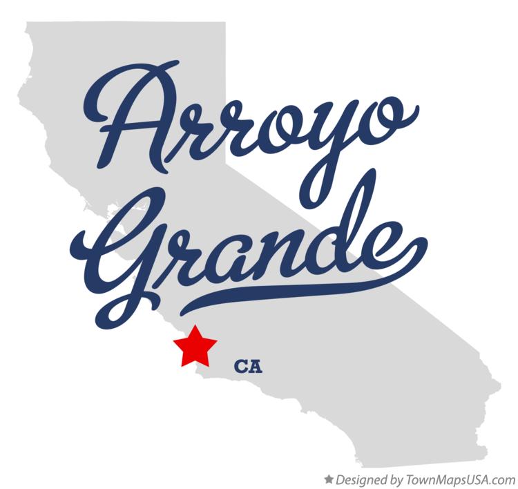 Map of Arroyo Grande California CA