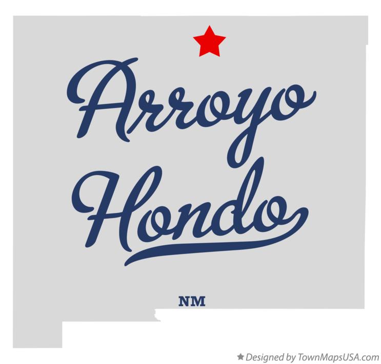 Map of Arroyo Hondo New Mexico NM