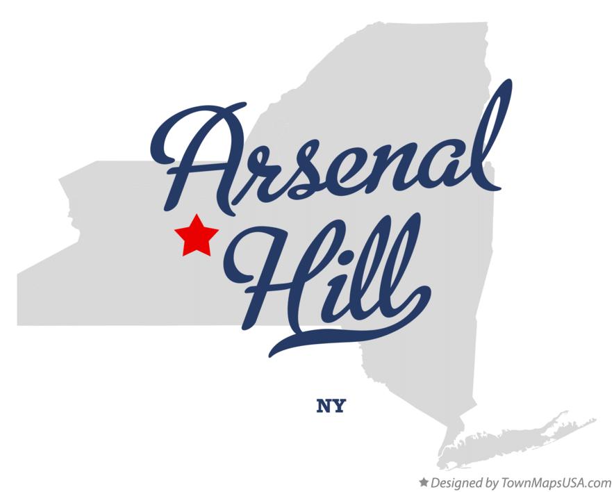 Map of Arsenal Hill New York NY