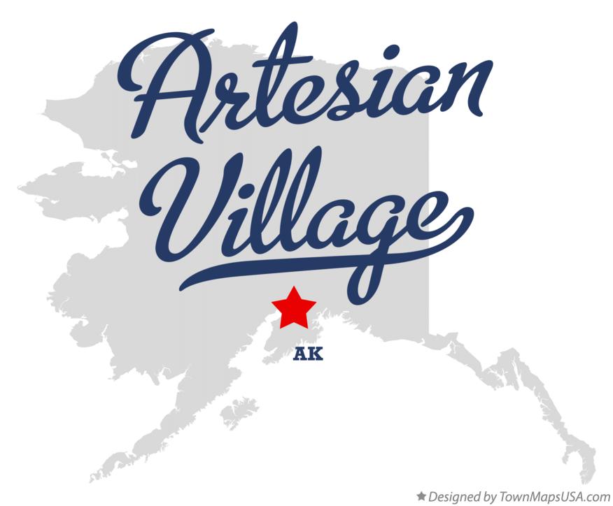 Map of Artesian Village Alaska AK