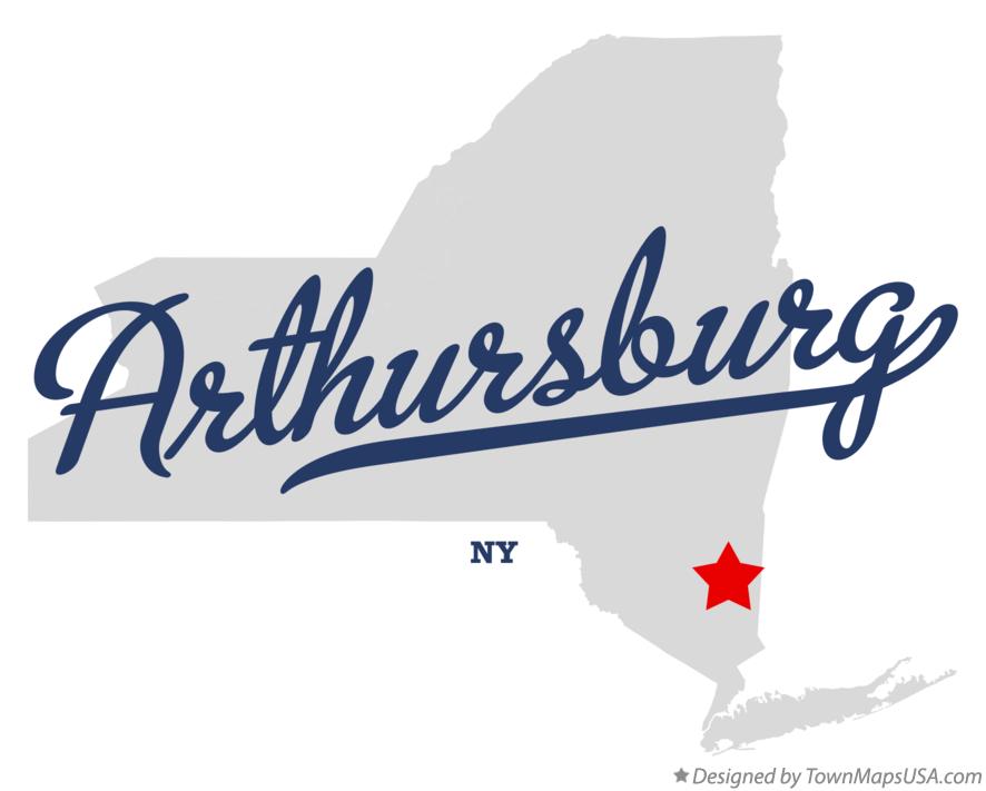 Map of Arthursburg New York NY