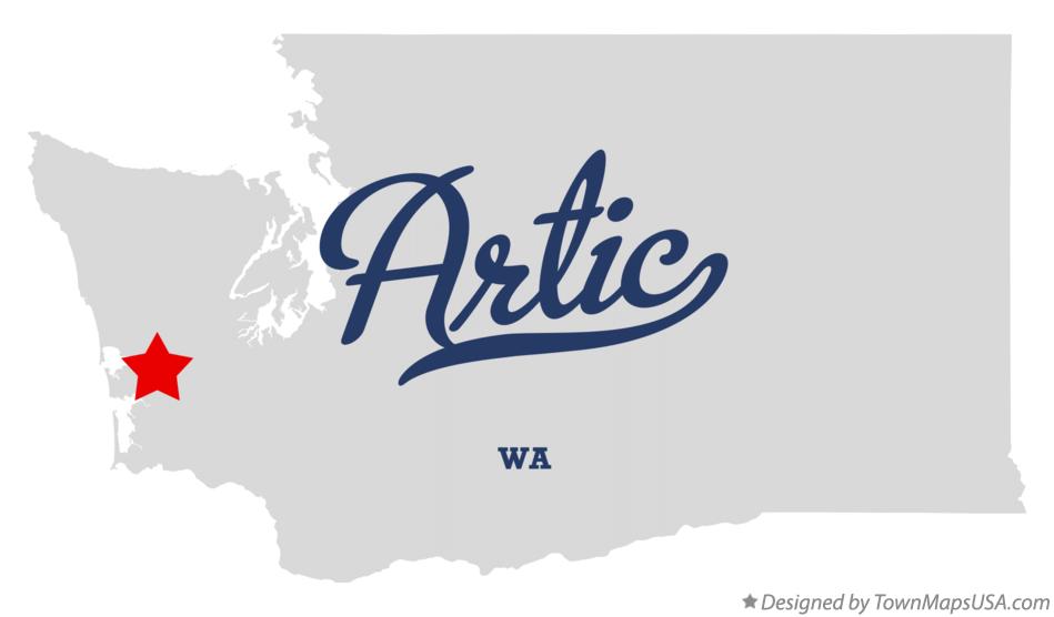 Map of Artic Washington WA