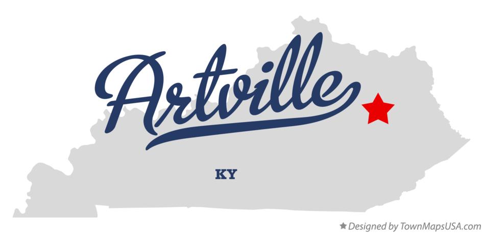 Map of Artville Kentucky KY