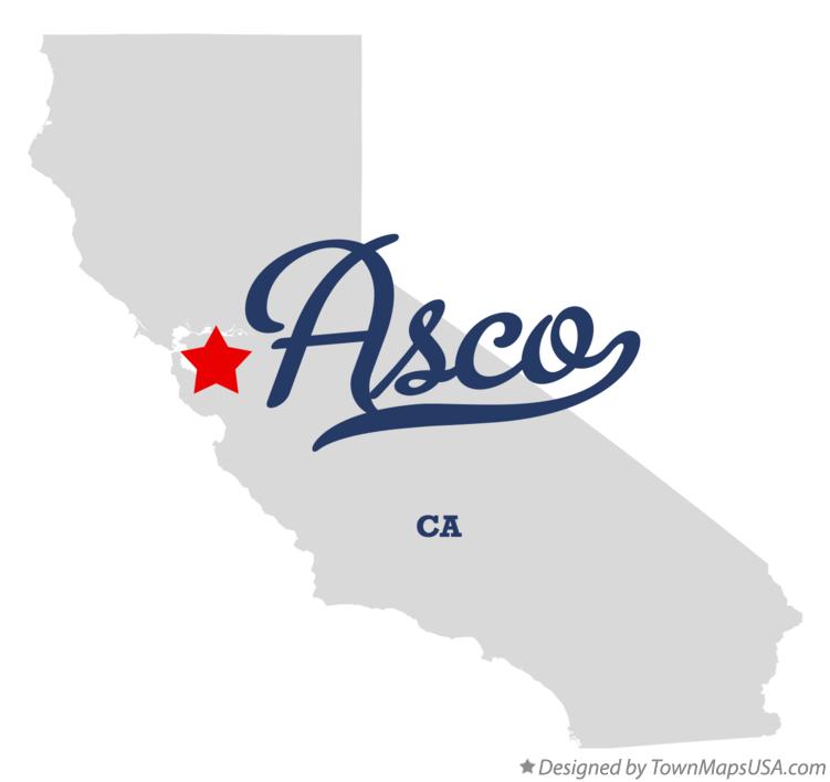 Map of Asco California CA