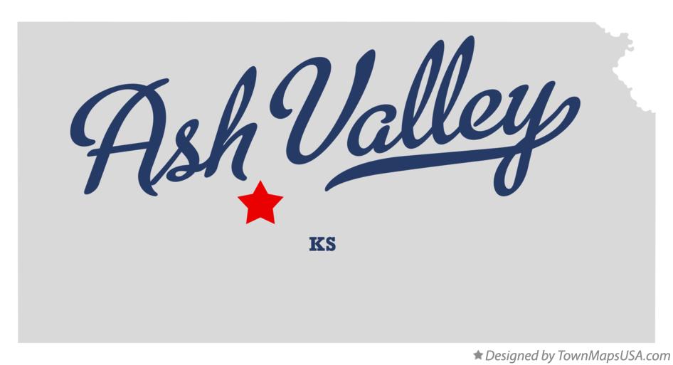 Map of Ash Valley Kansas KS