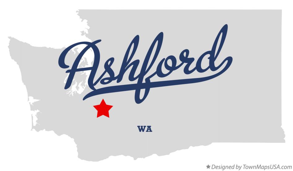 Map of Ashford Washington WA