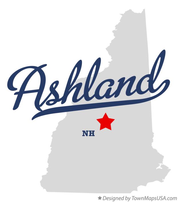 Map of Ashland New Hampshire NH