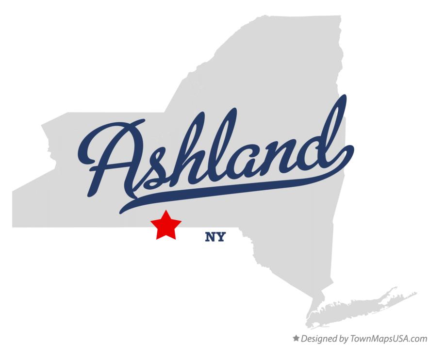 Map of Ashland New York NY