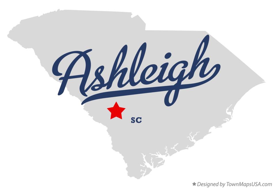 Map of Ashleigh South Carolina SC