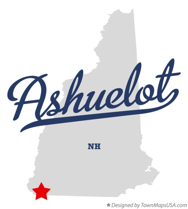 Map of Ashuelot New Hampshire NH