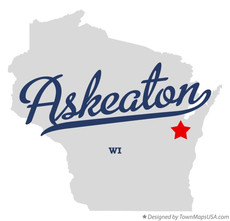 Map of Askeaton Wisconsin WI