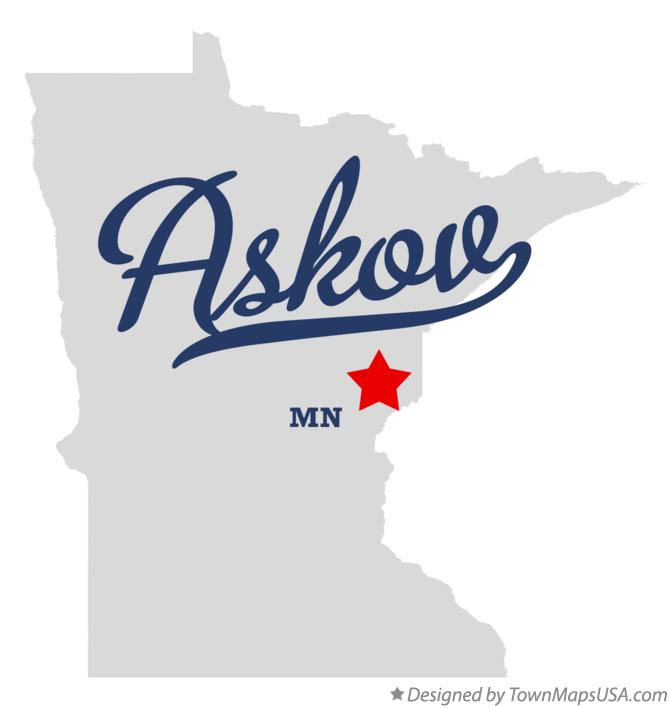 Map of Askov Minnesota MN