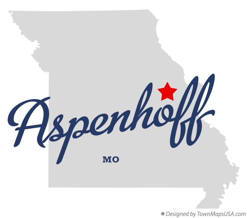 Map of Aspenhoff Missouri MO
