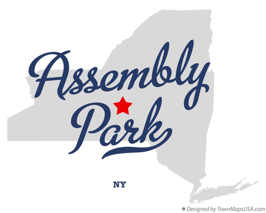 Map of Assembly Park New York NY