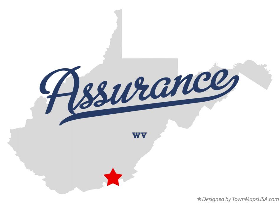 Map of Assurance West Virginia WV