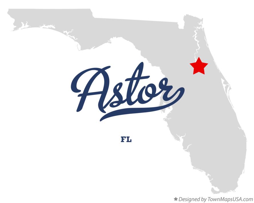 Map of Astor Florida FL