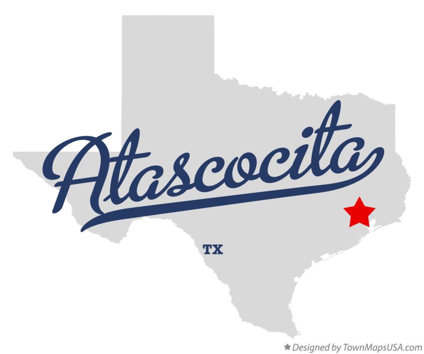 Map of Atascocita Texas TX