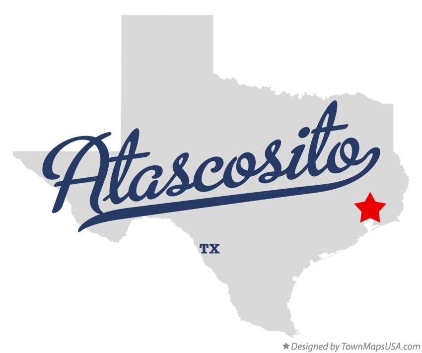 Map of Atascosito Texas TX