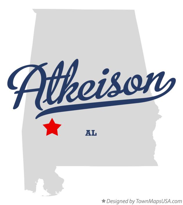 Map of Atkeison Alabama AL