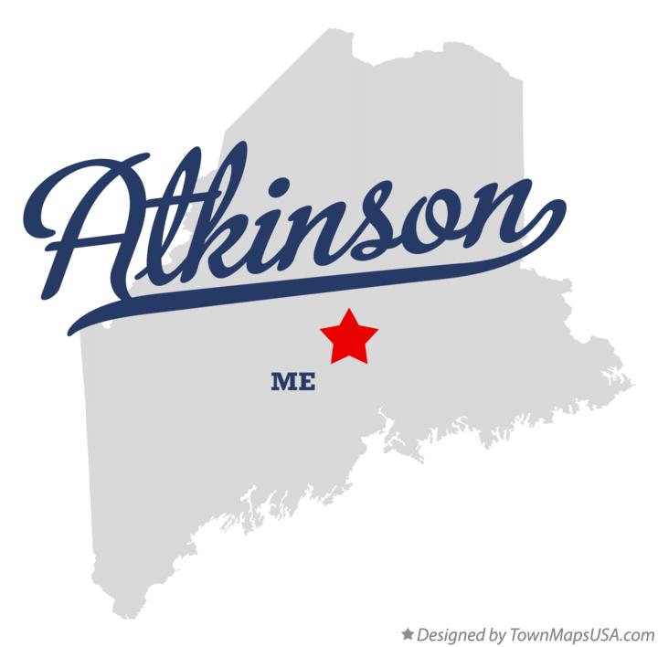 Map of Atkinson Maine ME
