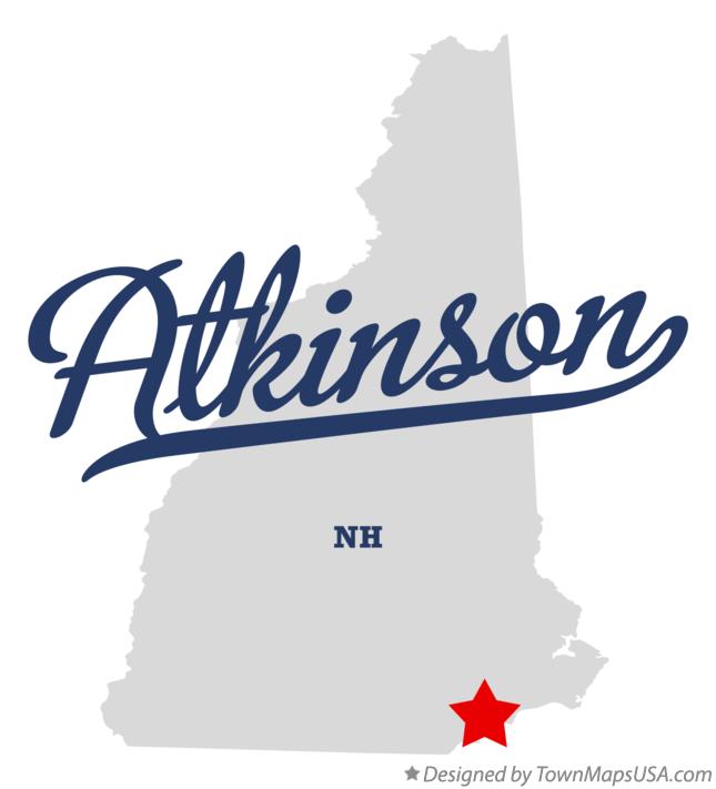 Map of Atkinson New Hampshire NH