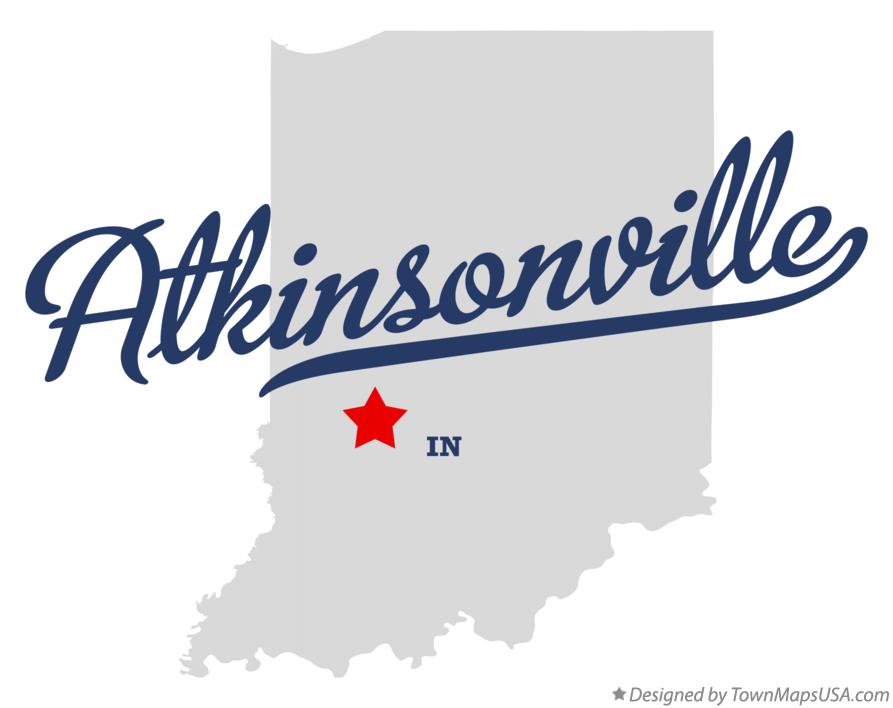 Map of Atkinsonville Indiana IN