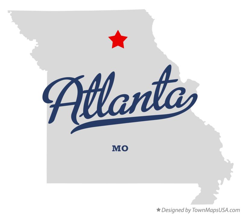 Map of Atlanta Missouri MO