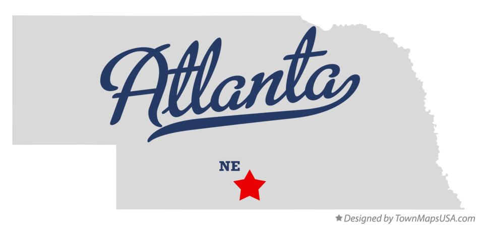 Map of Atlanta Nebraska NE