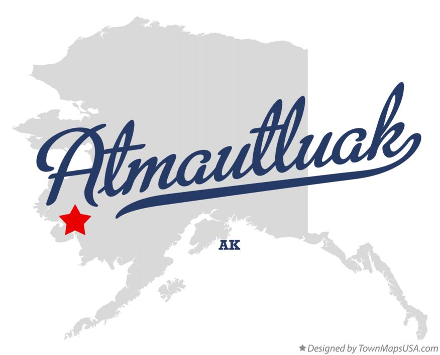 Map of Atmautluak Alaska AK