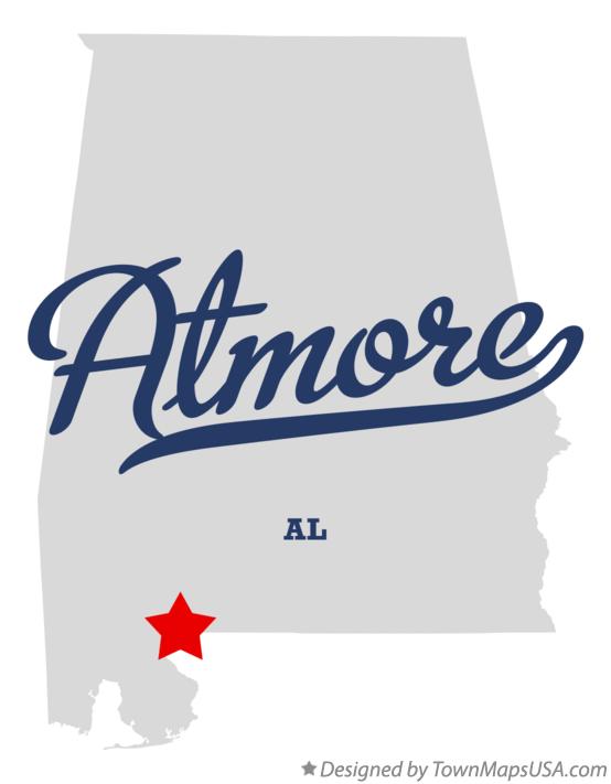 Map of Atmore Alabama AL