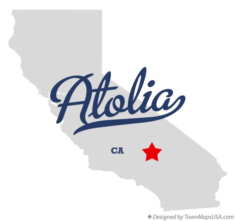 Map of Atolia California CA