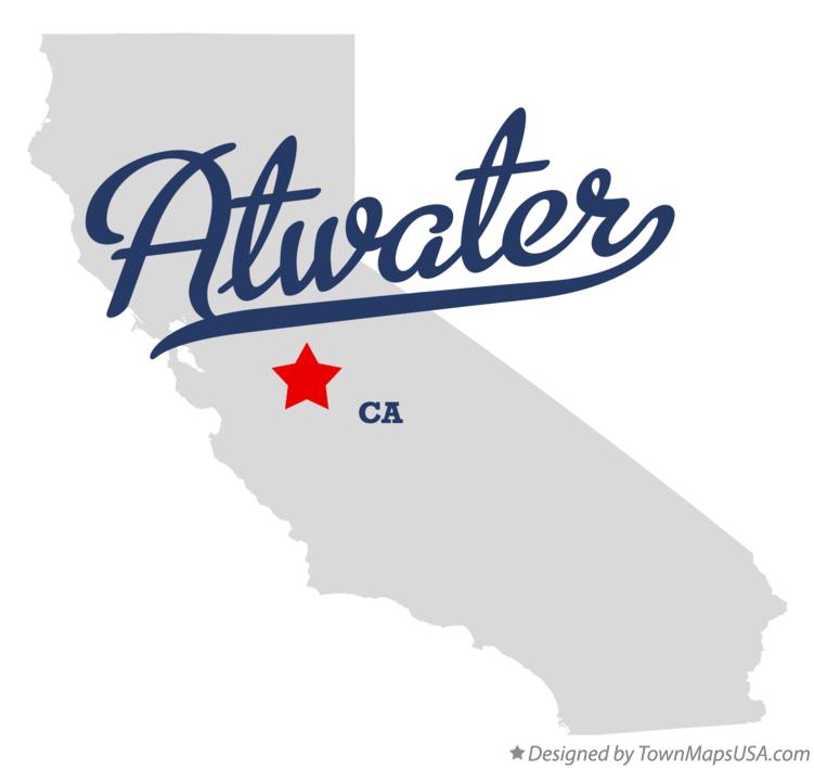 Map of Atwater California CA