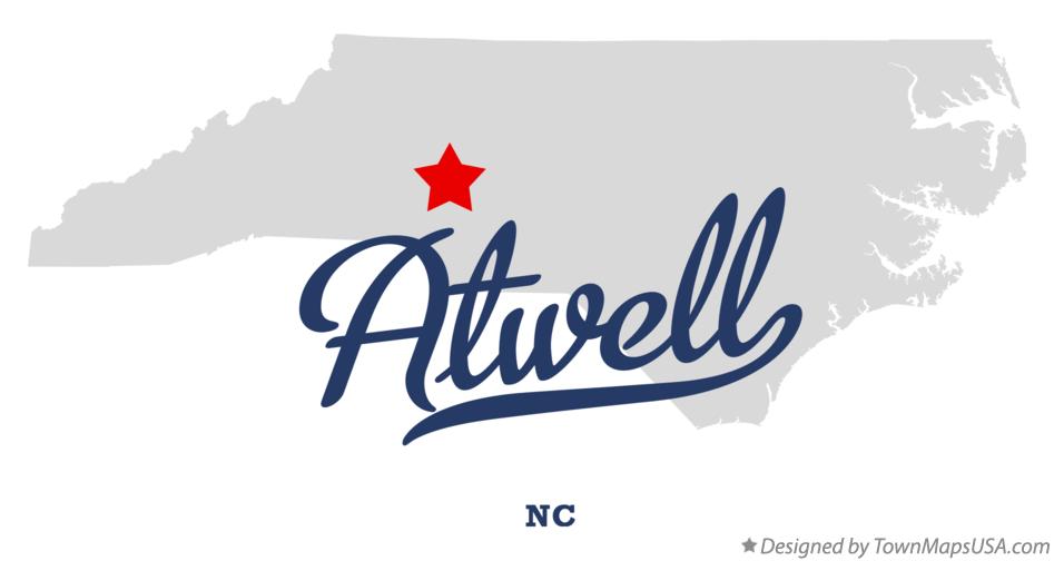 Map of Atwell North Carolina NC