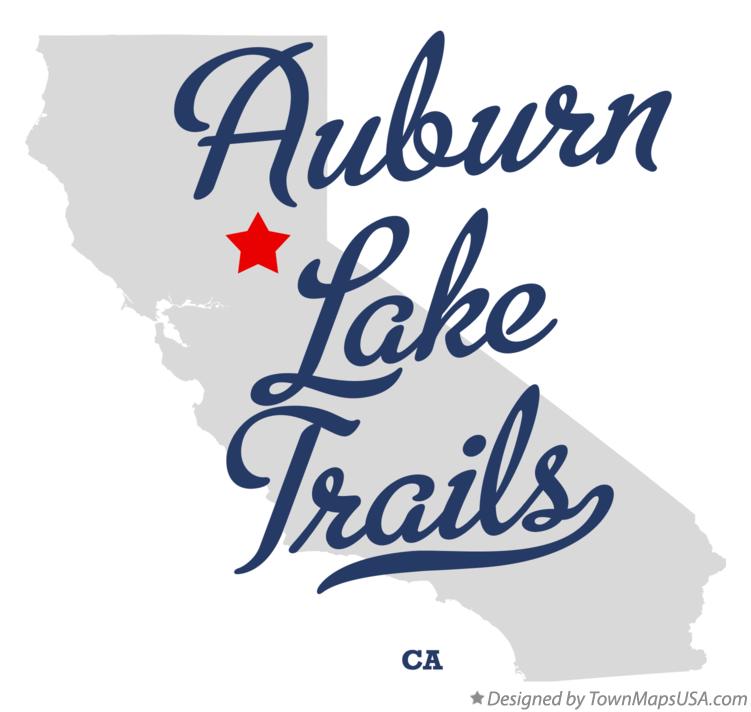 Map of Auburn Lake Trails California CA
