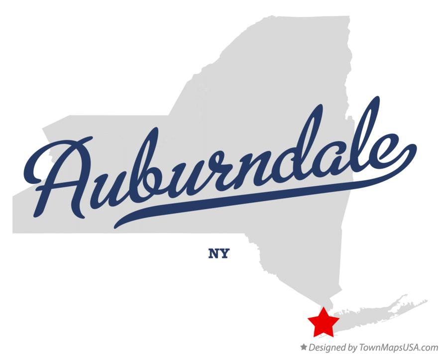 Map of Auburndale New York NY