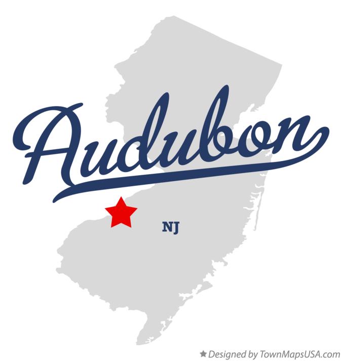Map of Audubon New Jersey NJ