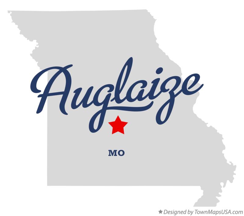 Map of Auglaize Missouri MO