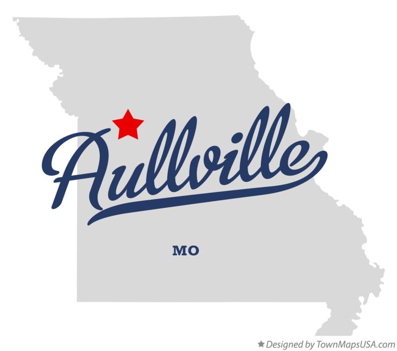 Map of Aullville Missouri MO