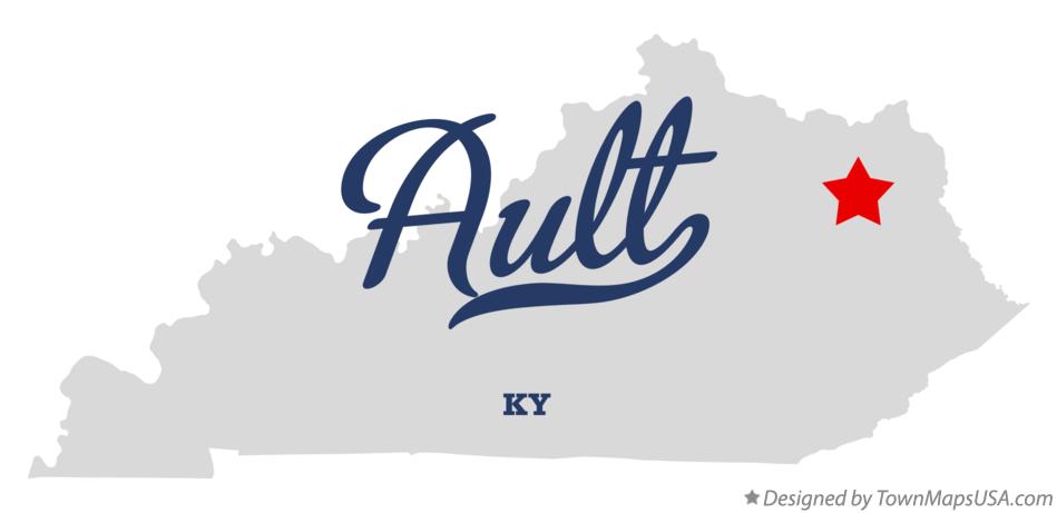 Map of Ault Kentucky KY