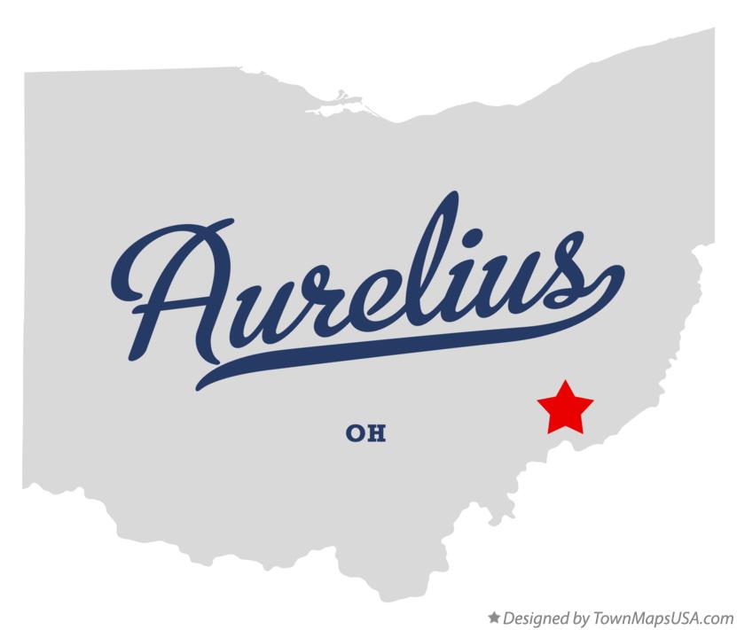 Map of Aurelius Ohio OH