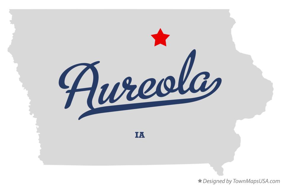 Map of Aureola Iowa IA