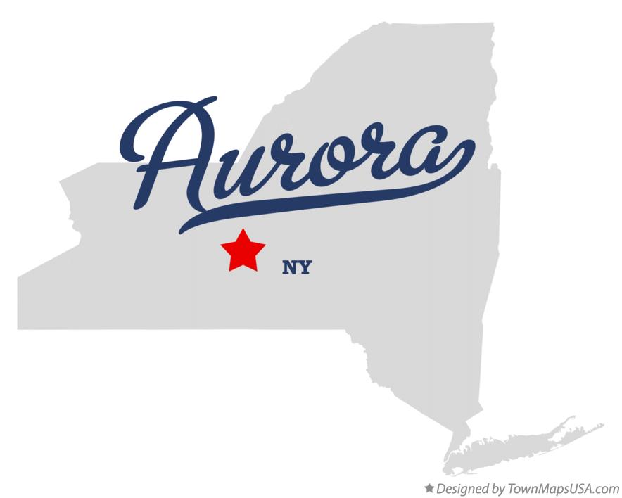 Map of Aurora New York NY