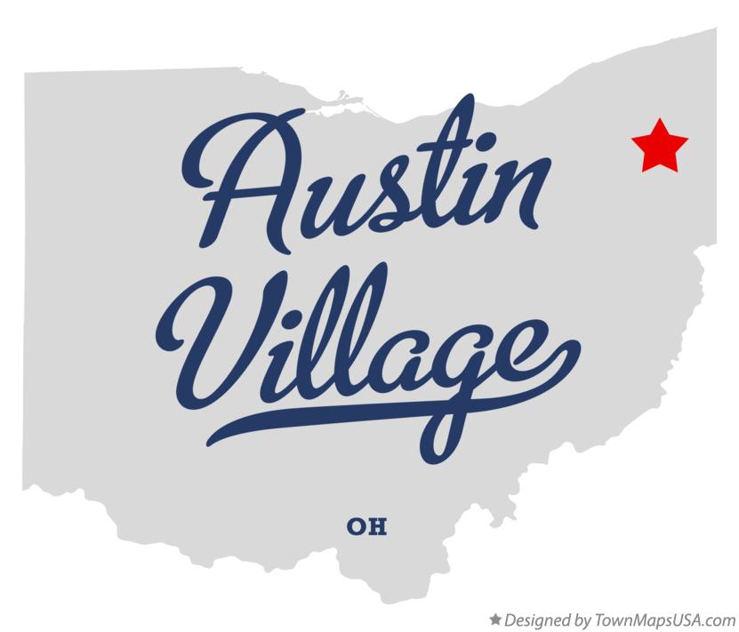 Map of Austin Village Ohio OH