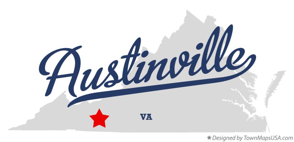Map of Austinville Virginia VA