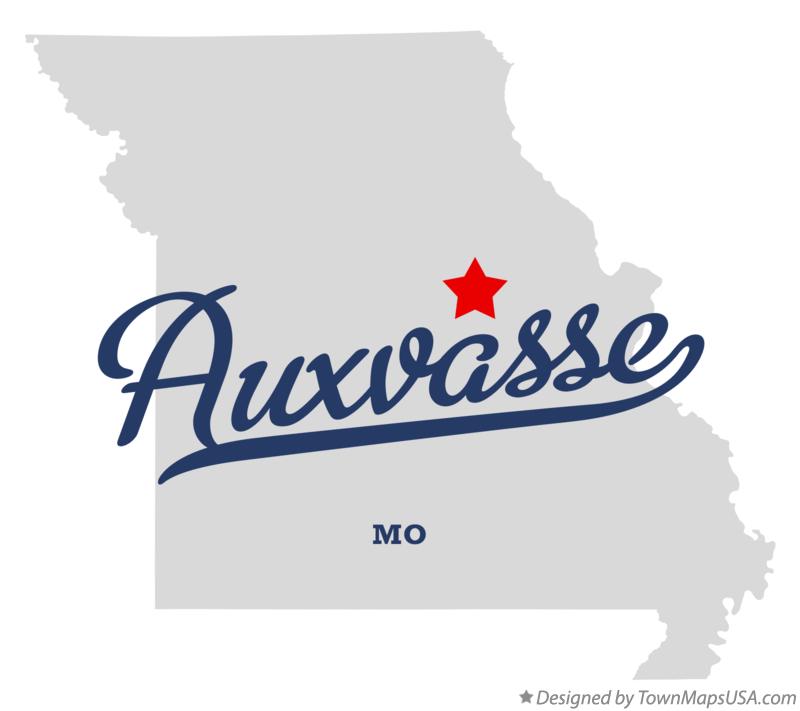 Map of Auxvasse Missouri MO