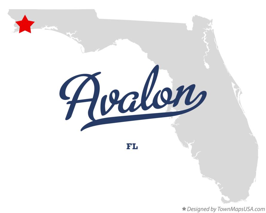 Map of Avalon Florida FL