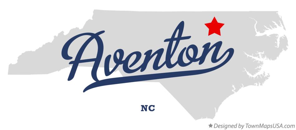 Map of Aventon North Carolina NC