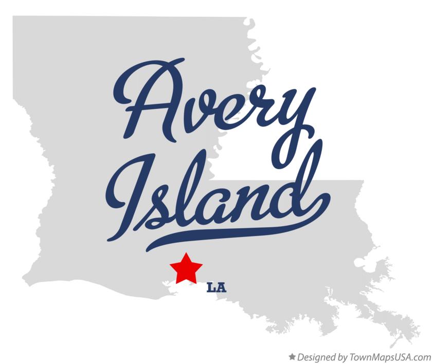 Map Of Avery Island La Louisiana
