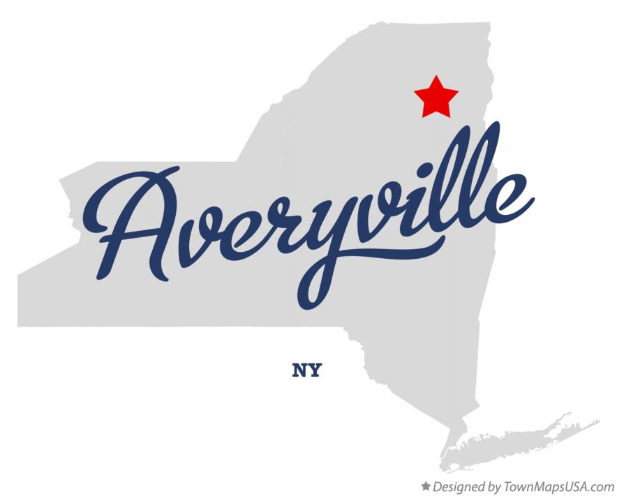 Map of Averyville New York NY